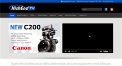 Desktop Screenshot of highendtv.com